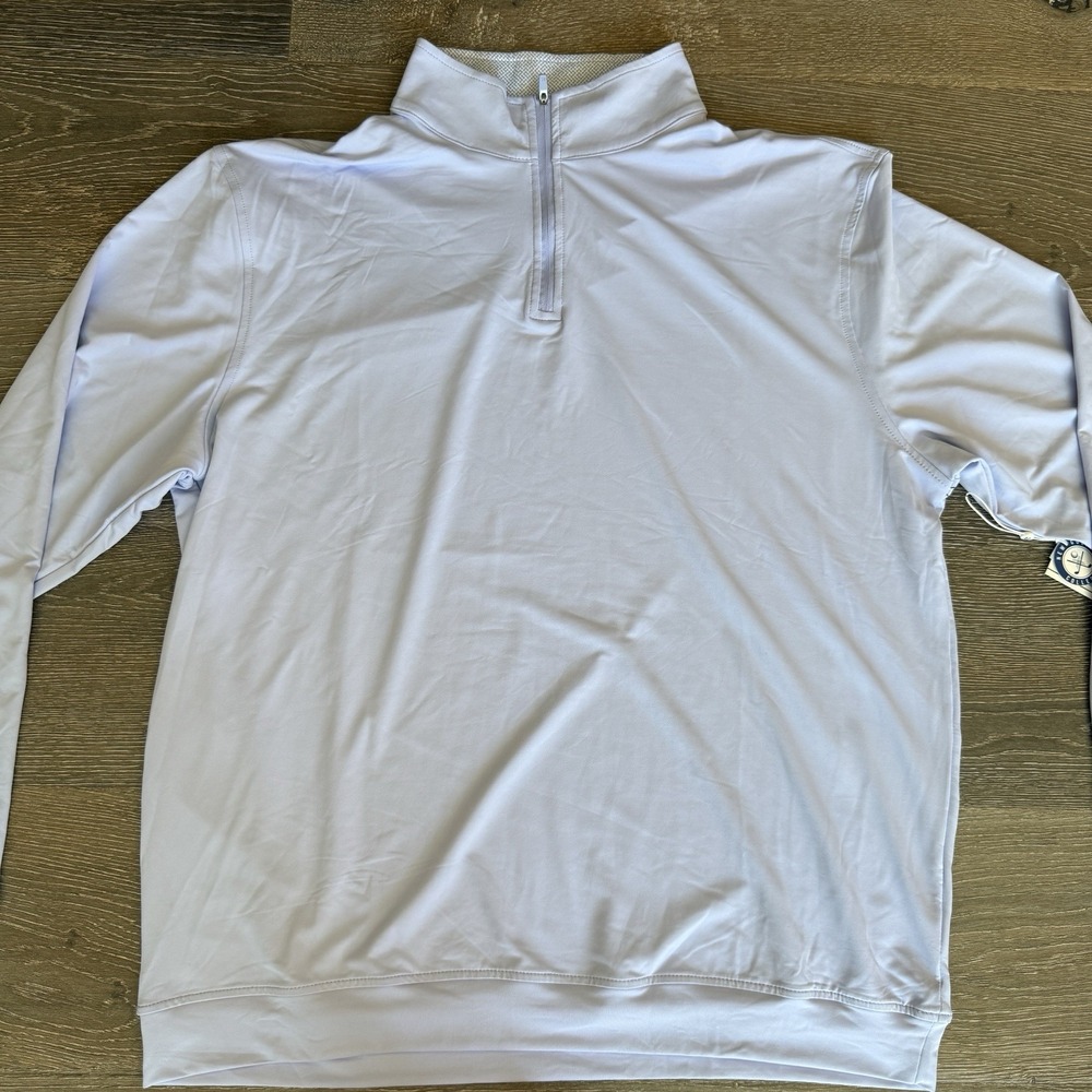 Kenneth Cole Golf 1/4 Zip Pullover Mens 2XL Lavender Stretch Wicking Performance